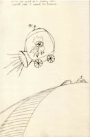if the sun were a shooting star (autocontrast), pencil on paper, carrie roseland